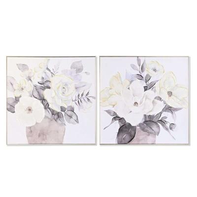 Canvas DKD Home Decor polyestyreen Canvas 80 x 3,5 x 80 cm