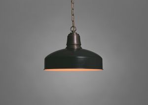 Biljartlamp messing groen nostalgische hanglamp 10032