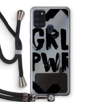 Girl Power #2: Samsung Galaxy A21s Transparant Hoesje met koord