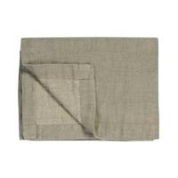 Pure 52 Plaid|sprei Coolgrey | 160 cm x 160 cm | Grijs | Linnen