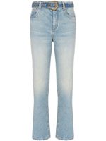 Balmain jean droit à taille mi-haute - Bleu