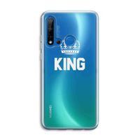 King zwart: Huawei P20 Lite (2019) Transparant Hoesje