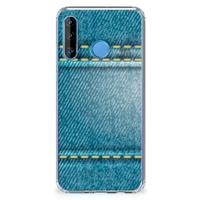 Huawei P30 Lite Anti Shock Bumper Case Jeans