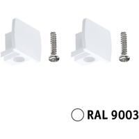 Paulmann 95653 230V-railsysteemcomponenten Eindstuk Signaalwit