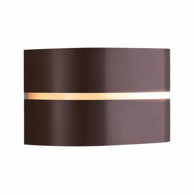 Buitenlamp up down led e27 metaal half rond Sibelis