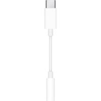 Apple USB, Audio Adapterkabel [1x USB-C - 1x Koptelefoon (3,5 mm aansluiting)] MW2Q3ZM/A