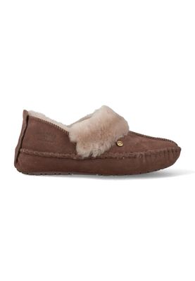 Warmbat Pantoffels Barrine BAR341064 Liver Bruin maat