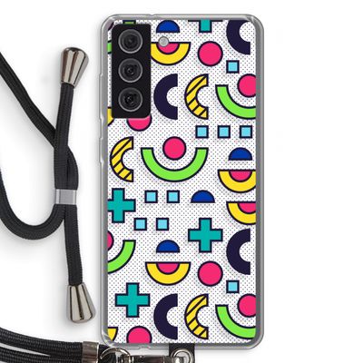 8-bit N°6: Samsung Galaxy S21 FE Transparant Hoesje met koord