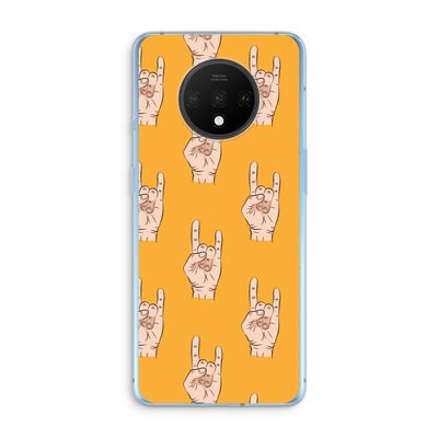 Rock: OnePlus 7T Transparant Hoesje