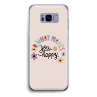Happy days: Samsung Galaxy S8 Transparant Hoesje