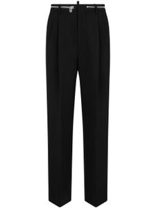 DSQUARED2 pantalon de costume à plis - Noir