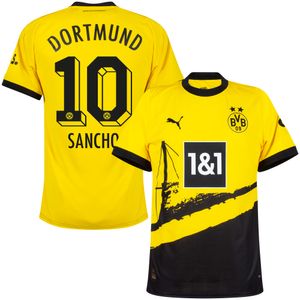 Borussia Dortmund Shirt Thuis 2023-2024 + Sancho 10