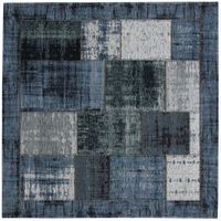 Vloerkleed Pablo delfts blauw 200x200