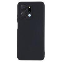 Honor X7a Anti-Vingerafdruk Mat TPU Hoesje - Zwart