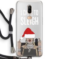 Came To Sleigh: OnePlus 6 Transparant Hoesje met koord