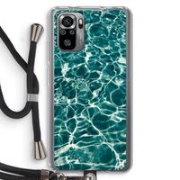 Weerkaatsing water: Xiaomi Redmi Note 10S Transparant Hoesje met koord