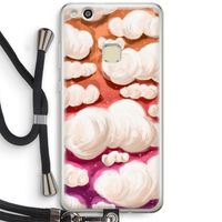Katoen Wolken: Huawei Ascend P10 Lite Transparant Hoesje met koord