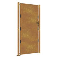 vidaXL Poort 105x205 cm cortenstaal