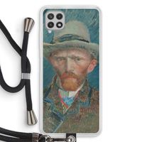 Van Gogh: Samsung Galaxy A22 4G Transparant Hoesje met koord