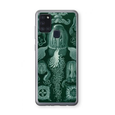 Haeckel Cubomedusae: Samsung Galaxy A21s Transparant Hoesje