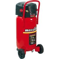 MECAFER 50L verticale luchtcompressor Olievrij 2CV 10 Bar VIJFTIG