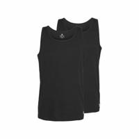 Tank Top Heren Adidas Active Flex Cotton Zwart 2 Stuks - Maat: L