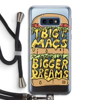 Big Macs Bigger Dreams: Samsung Galaxy S10e Transparant Hoesje met koord