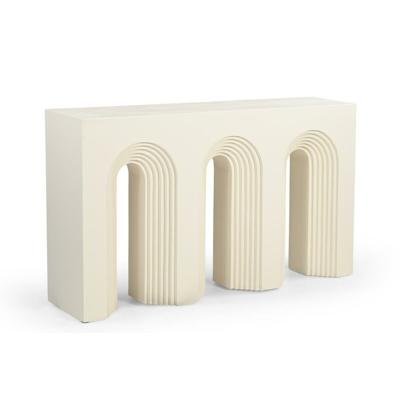 Wandtafel Home ESPRIT Wit Mangohout 150 x 35 x 87 cm