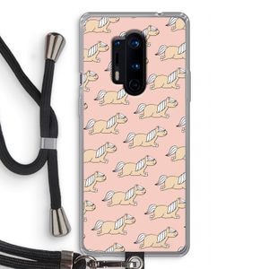 Ponys: OnePlus 8 Pro Transparant Hoesje met koord