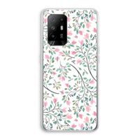 Sierlijke bloemen: Oppo A95 5G Transparant Hoesje