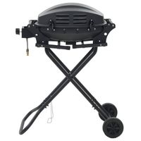 The Living Store Draagbare BBQ - BBQ- 103 x 47 x 97 cm - Gepoedercoat staal - 4.2 kW - thumbnail