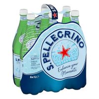 San Pellegrino water, fles van 1 liter, pak van 6 stuks - thumbnail