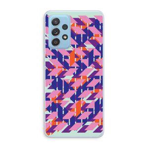 Skew Blush 3: Samsung Galaxy A73 Transparant Hoesje