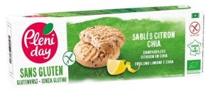 Pleniday Zandkoekjes citroen en chia glutenvrij bio