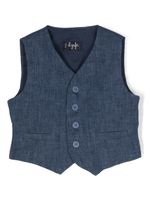 Il Gufo Linnen gilet - Blauw - thumbnail