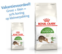 Royal Canin Outdoor kattenvoer 10kg + 4kg vakantiebundel