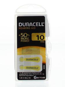 Duracell Hearing aid nummer 10 (6 st)