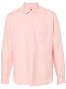 Ralph Lauren Purple Label chemise à logo brodé - Rose