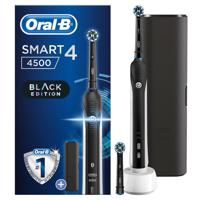Oral-B SmartSeries Smart 4 4500 Black Edition Volwassene Roterende-oscillerende tandenborstel Zwart
