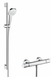 Hansgrohe Croma Select E Vario Glijstangset 90cm.met Ecostat Comfort Therm. Chroom