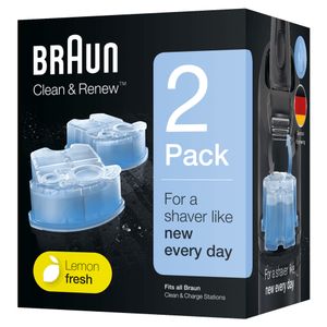 Braun Clean & Renew Reinigingsvloeistof Scheerapparaat 2-pack