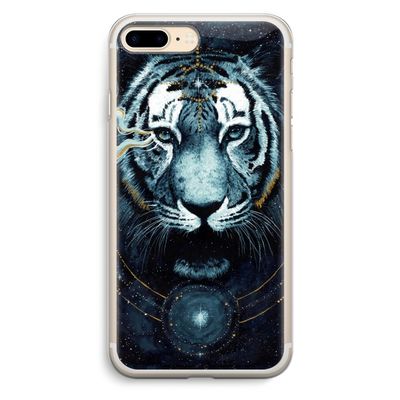 Darkness Tiger: iPhone 7 Plus Transparant Hoesje