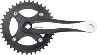 MIRANDA crankstel "beta 1r plus" crankset beta 1r plus 170mm 38t b/sil.