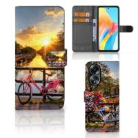 OPPO A58 4G | Flip Cover | Amsterdamse Grachten