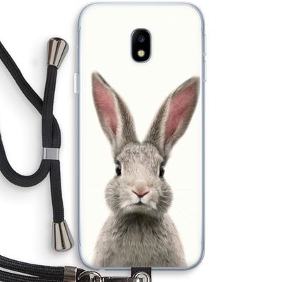 Daisy: Samsung Galaxy J3 (2017) Transparant Hoesje met koord