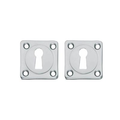 Intersteel Set van 2 sleutelrozettenTira vierkant chroom - 0017.318386