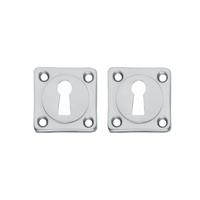 Intersteel Set van 2 sleutelrozettenTira vierkant chroom - 0017.318386