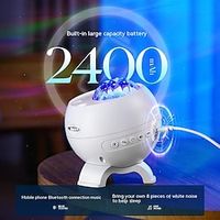 noorderlicht water rimpel projector met bluetooth muziek speaker voor speelkamers slaapkamers plafonds home decor sfeervolle feestverlichting kerstcadeaus miniinthebox - thumbnail