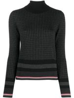 Thom Browne pull à motif pied-de-poule - Noir - thumbnail