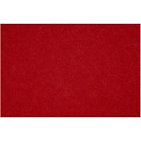 Creativ Company Hobbyvilt, vel 42x60 cm, dikte 3 mm, antiek rood, 1 vel